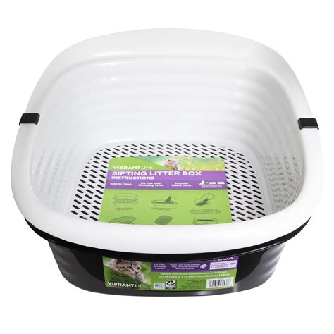 litter box with sifting tray